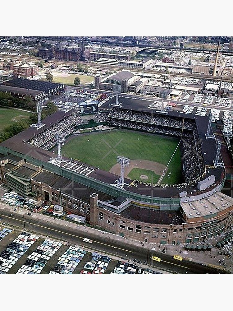 Aerial scenic view of old Comiskey Park and New Comiskey Park