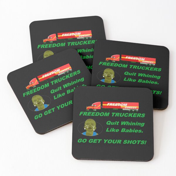 Item preview, Freedom Truckers: Quit Whining Like Babies. Gond Get Your Shots! designed and sold by DistinguishedMe.