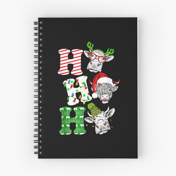 Item preview, Ho Ho Ho Sa Nta Claus Cow Lovers Christmas  designed and sold by aprilsav.