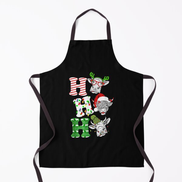 Item preview, Ho Ho Ho Sa Nta Claus Cow Lovers Christmas designed and sold by aprilsav.