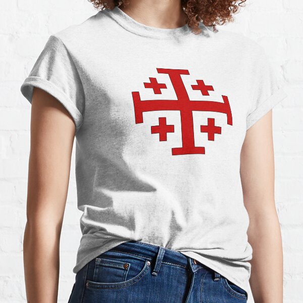 Order of the Holy Sepulchre, Five-fold Cross  Classic T-Shirt