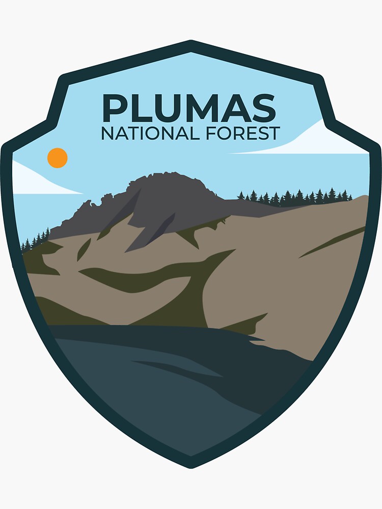 "Plumas National Forest" Sticker by parkland Redbubble