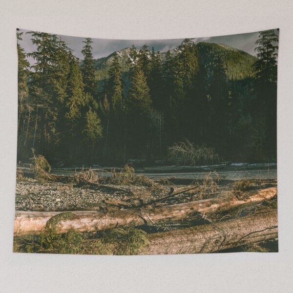 Item preview, Sunset Tree in the Hoh Rainforest Forest Nature Trees sun green hiking adventure  - Travel Suns designed and sold by travel101.