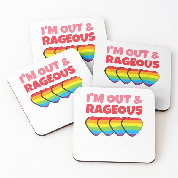 Item preview, I'm Out and Rageous Pride designed and sold by robenster.