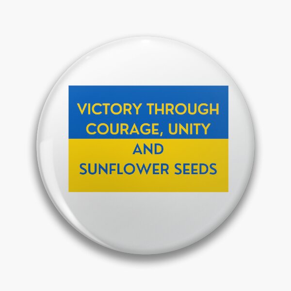 Artikelvorschau, ich stehe mit der ukraine | Sieg der ukrainischen Flagge durch Mut, Einigkeit und Sonnenblumenkerne | unverzichtbares Shirt mit ukrainischer Flagge | Aufkleber entworfen und verkauft von sugarcube1999.