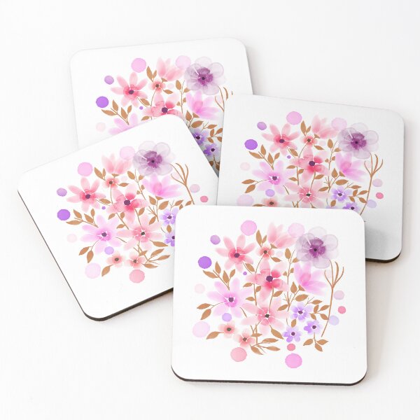 Item preview, Flowers design in pink designed and sold by JAG2B.