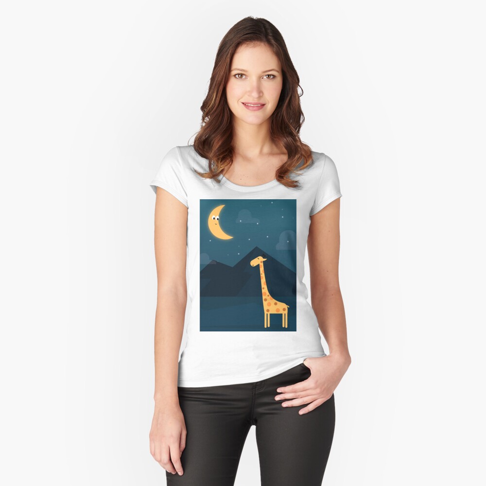 Item preview, Fitted Scoop T-Shirt designed and sold by cartoonbeing.