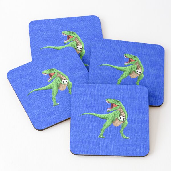 Item preview, DINOSAURS AND FOOTBALL - T REX AND SOCCER designed and sold by Danicus666.