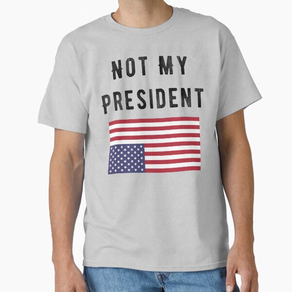 Item preview, Not My President with Under Duress Flag designed and sold by leftwingswag.