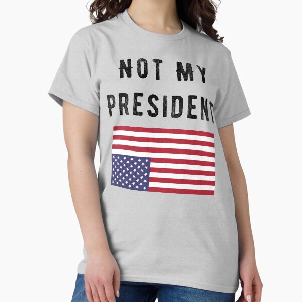 Item preview, Not My President with Under Duress Flag designed and sold by leftwingswag.