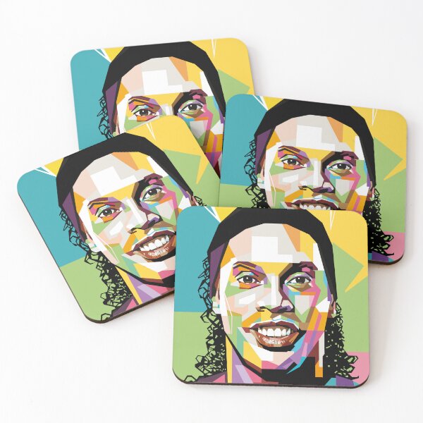 Item preview, Ronaldinho Geometry Illustration Artwork designed and sold by Denis Epanov.