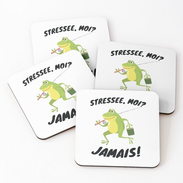 Item preview, Stressee Moi Jamais Stressed Out Me Never designed and sold by The Junto Shop.