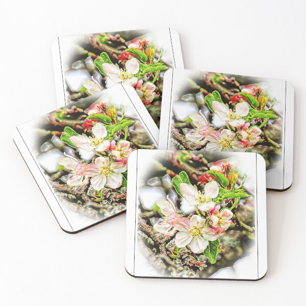 Item preview, Apple Blossoms - like an oil painting designed and sold by Bonnie's Playground.