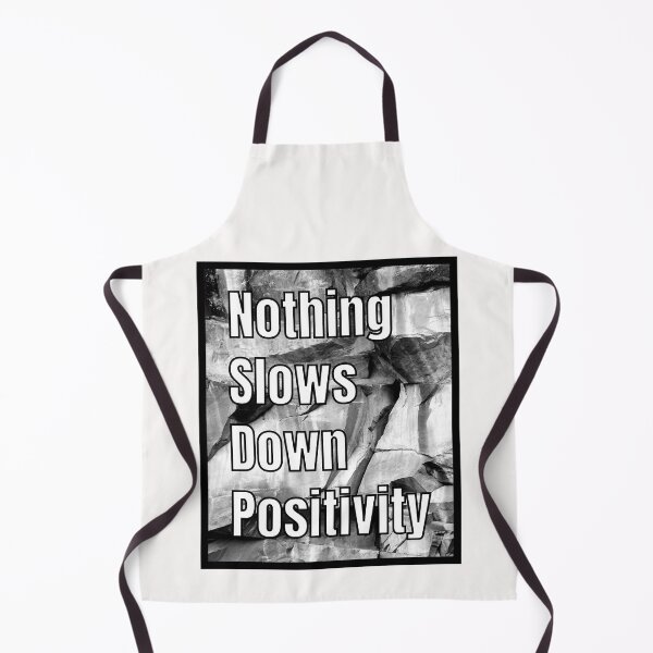 Item preview, Nothing Slows Down Positivity Quote Rocks designed and sold by RichTeeDesigns.