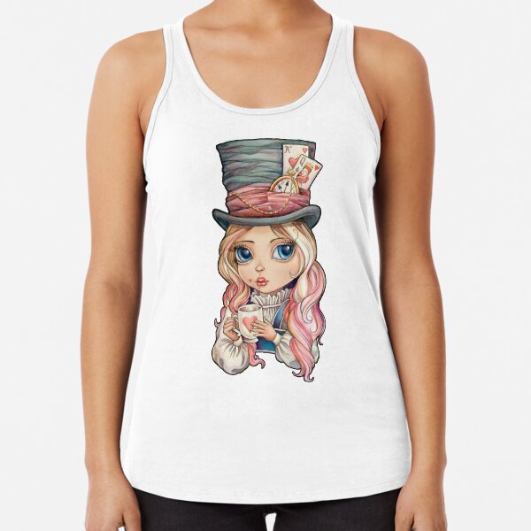 Alice in Wonderland Disney Painting T-shirt Vest Tank Top Men Women Unisex 334 