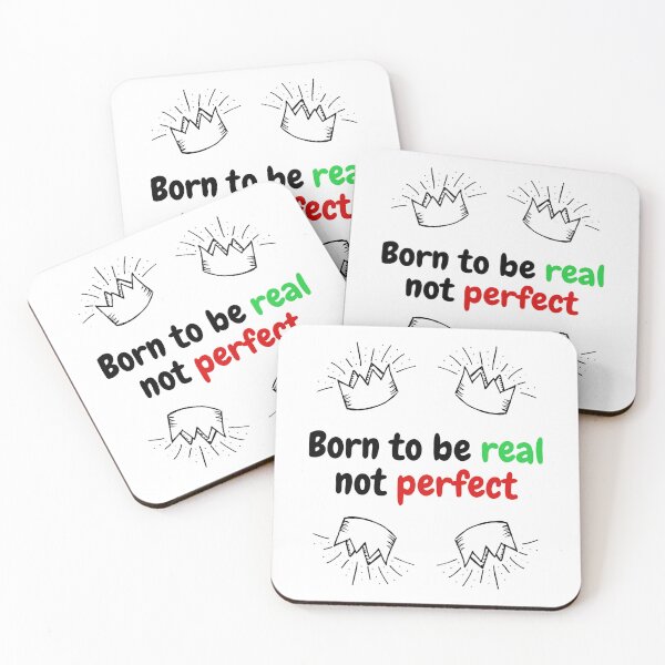 Item preview, Born to be real not perfect designed and sold by orbsight.