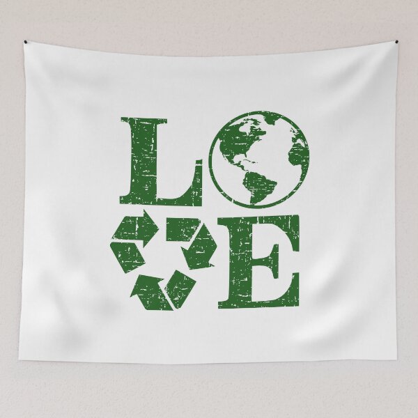 Item preview, Love Earth Day Vintage Recycling Green Mother Earth  designed and sold by pixeljamz.