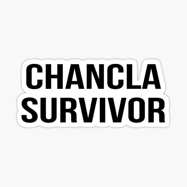 chancla survivor Sticker