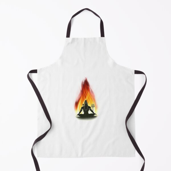 Item preview, Adiyogi on fire ( Be still yet be on fire ) Graphic designed and sold by LivyPaigeHome.