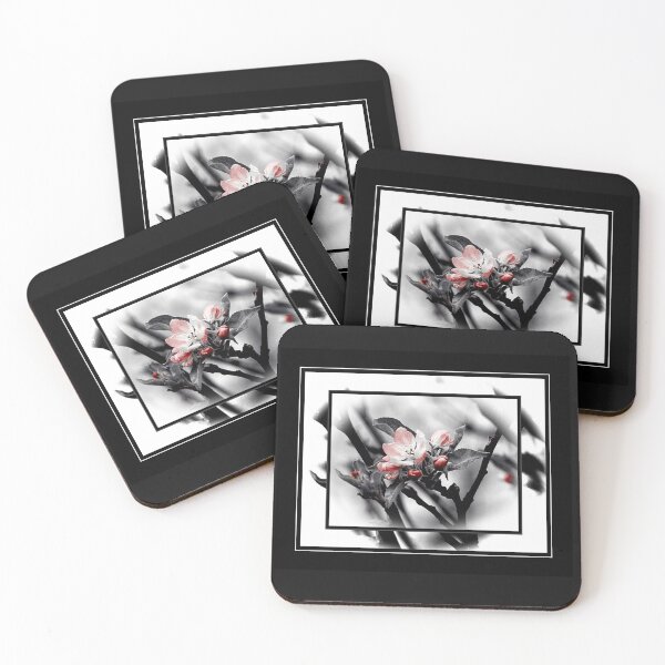Item preview, Stylized apple blossoms in frame designed and sold by Bonnie's Playground.