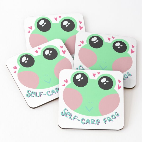 Artikelvorschau, Self-Care-Frosch entworfen und verkauft von Sara Moran.