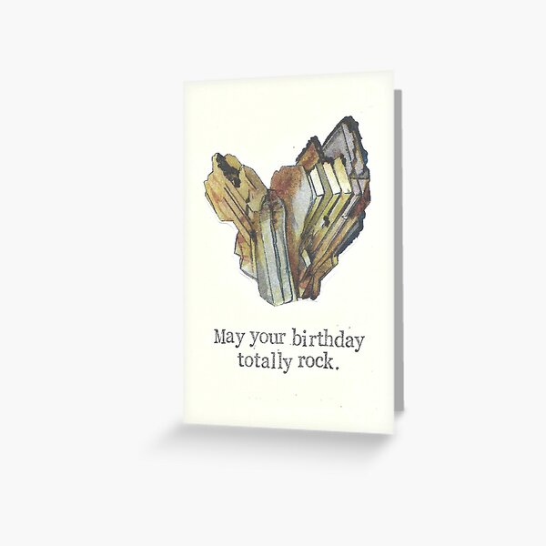 Item preview, May Your Birthday Totally Rock designed and sold by BlueSpecsStudio.