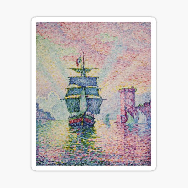Item preview, The Pass of Marseille (1910-1911) - Paul Signac designed and sold by SALON DES ARTS.