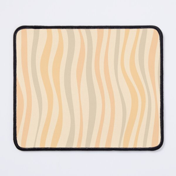 Item preview, Yellow Wavy Sand Style Vertical Striped Pattern designed and sold by risingrocket.