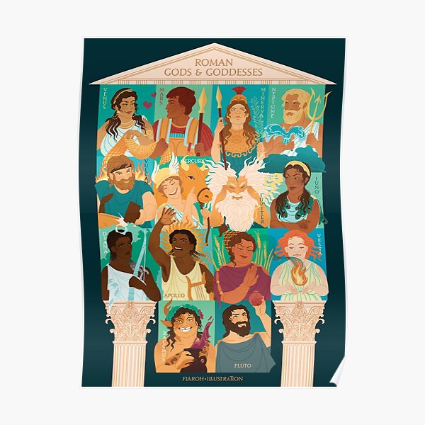Roman Gods and Goddesses Poster