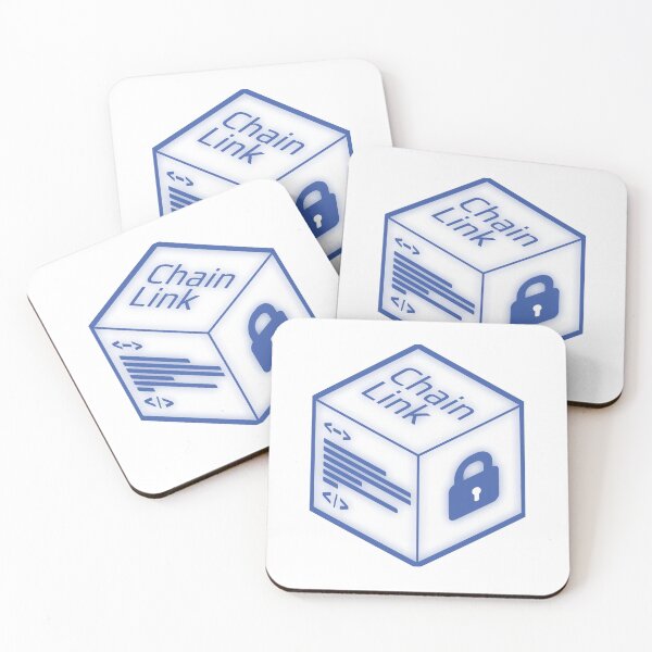 Item preview, Chainlink Cube White | LINK Crypto Gift | Cryptocurrency Trader Merch designed and sold by Aetha.