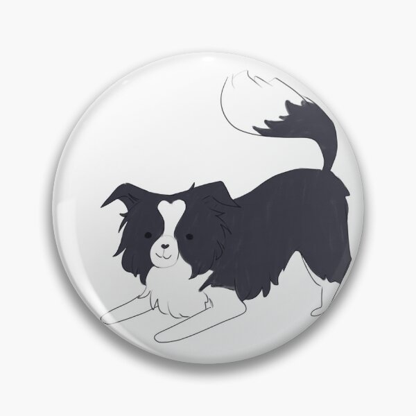 Item preview, Border collie cute cartoon illustration  designed and sold by Yarafantasyart.