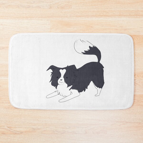 Item preview, Border collie cute cartoon illustration  designed and sold by Yarafantasyart.