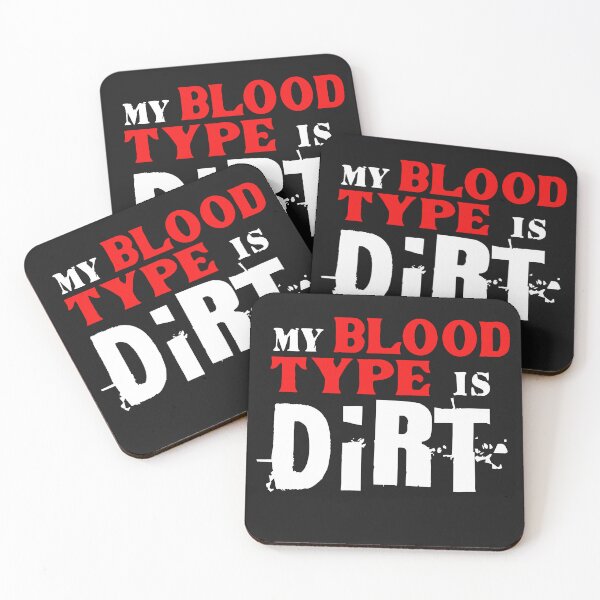 Item preview, My Blood Type Is Dirt Dirtbike ATV UTV Offroading Dirtbike Motocross Life Mud Life Offroad 4x4 Dirtbike  designed and sold by henrydy.