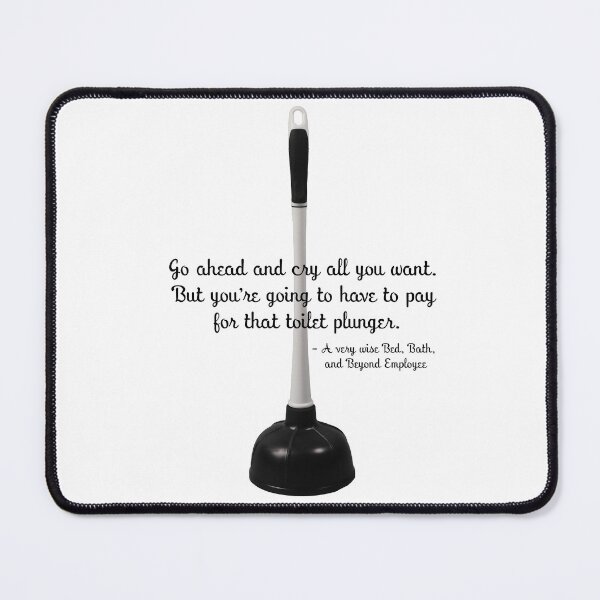 Item preview, Crying toilet plunger, the good place designed and sold by Katie Roberts.