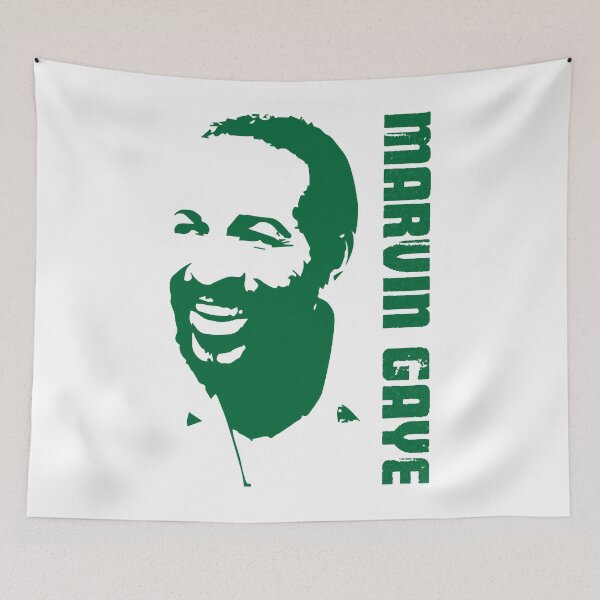 Artikelvorschau, Singer-Songwriter-Illustration von Marvin Gaye entworfen und verkauft von HitsTosp.