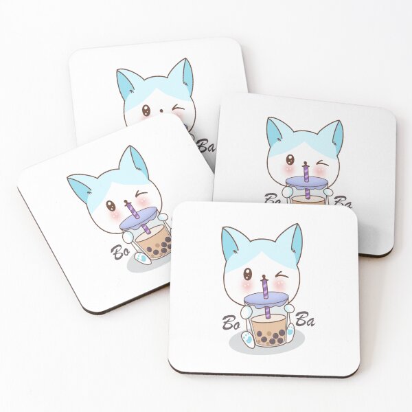 Item preview, Cat Drinking Boba Milk designed and sold by adeleqo.