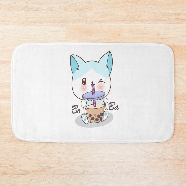 Item preview, Cat Drinking Boba Milk designed and sold by adeleqo.