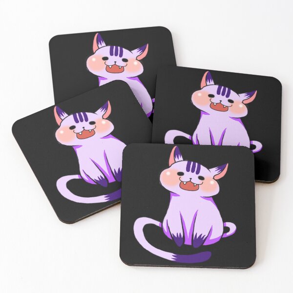 Item preview, Cartoon Cat, Cute Cat, Kawai Cat, Purple Cat, designed and sold by Maculele.