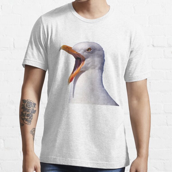 Screaming Seagull" Sale by Lil-Salt | Redbubble | seagull t- shirts - gull t-shirts sea t-shirts