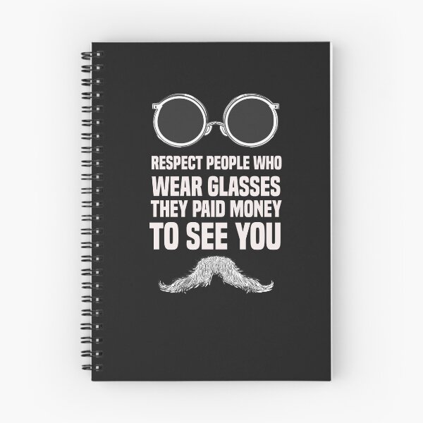 Item preview, respect people who wear glasses they paid money to see you designed and sold by Crystakim.