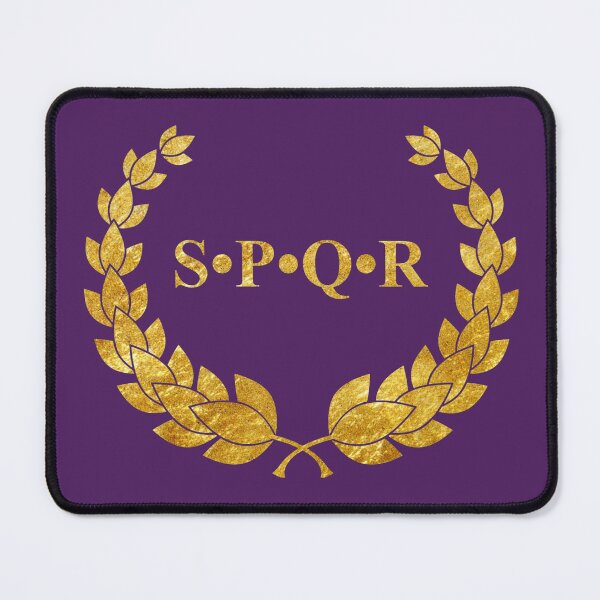 Item preview, S•P•Q•R (on purple) designed and sold by DotorEaon.