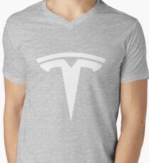 tesla Men's V-Neck T-Shirt