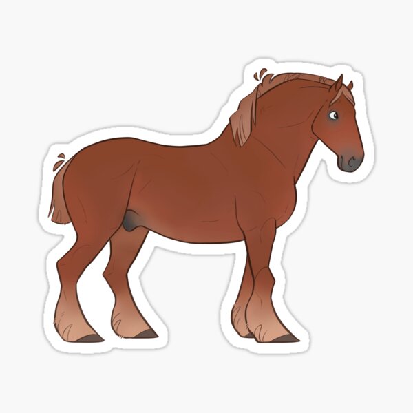 Vista previa del artículo con la obra «Caballo de puñetazo de Suffolk», diseñado y vendido por Anonymous-Shrew.