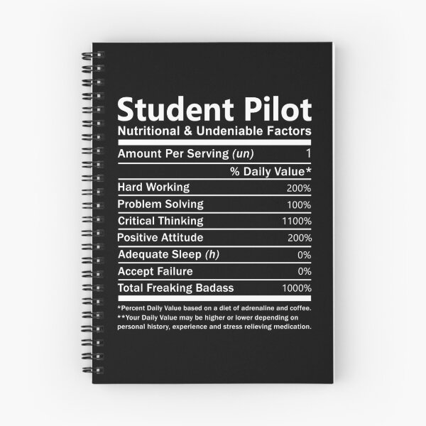 Item preview, Student Pilot  T Shirt - Nutritional Daily Factors Job Gift Item Tee designed and sold by braedowen3.
