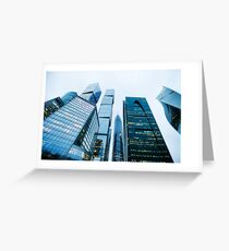 skyscrapers Greeting Card