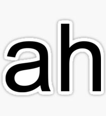 ah Sticker