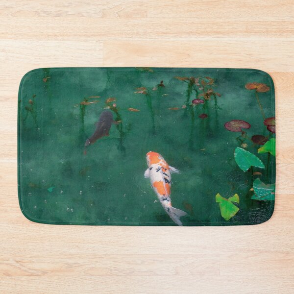 Item preview, Two Koi Fish in a Pond Photograph designed and sold by Happy-Trails.