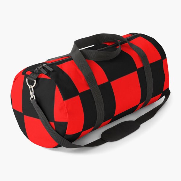 Item preview, Black and red squares: checker board, decor, accent piece, gift idea designed and sold by Becky Hunter.