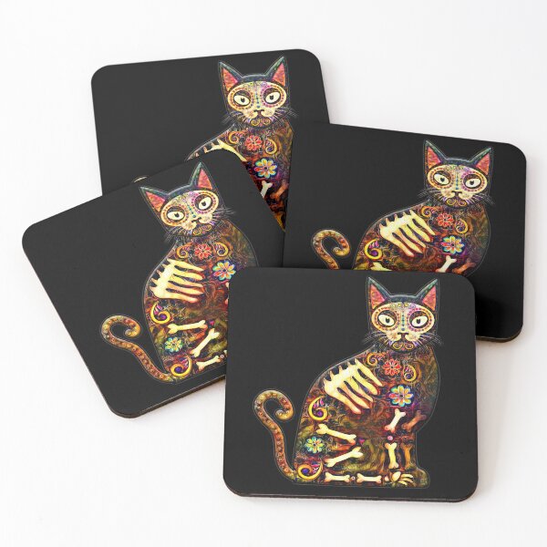 Item preview, Sugar Skull Cat | Day of the Dead Cat | Day of the Dead Kitty | Sugar Skull Kitty | TM11 designed and sold by triciakitty.