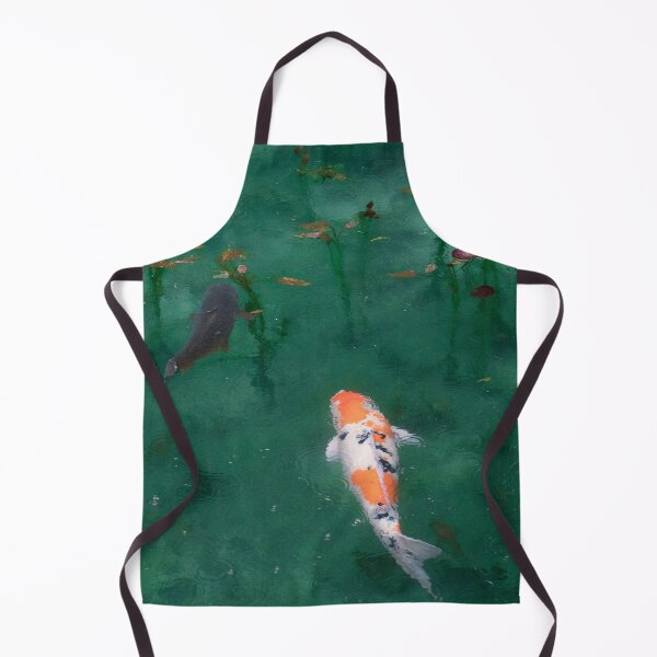 Item preview, Two Koi Fish in a Pond Photograph designed and sold by Happy-Trails.